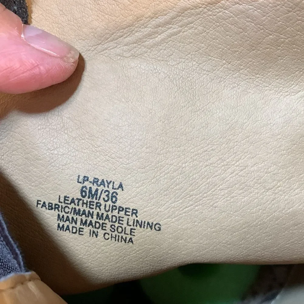 Lucky Brand Size 6 gray suede Rayla over the knee riding boot.